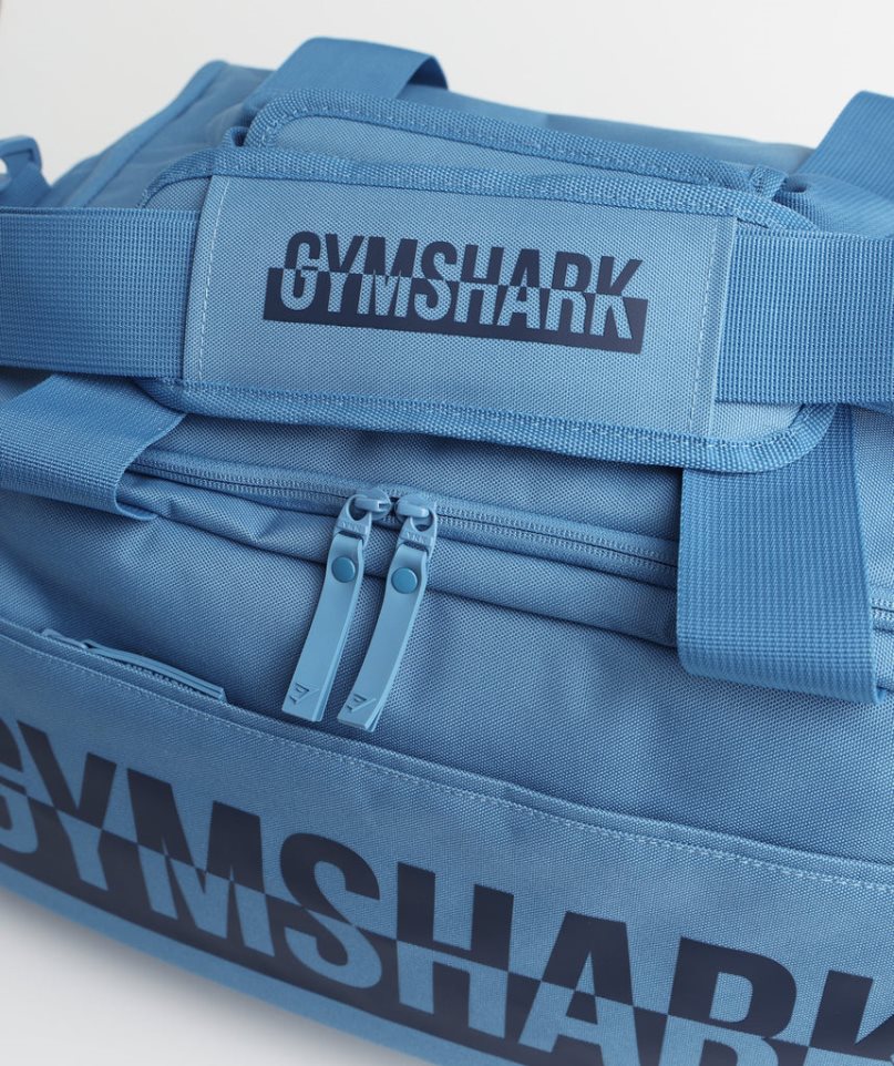 Gymshark Bold Gym Sports Bag Blue | CA N06A81